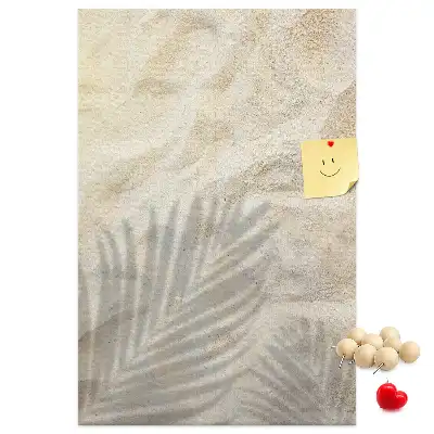 Panou de plută cu model nisip de plajă de vară