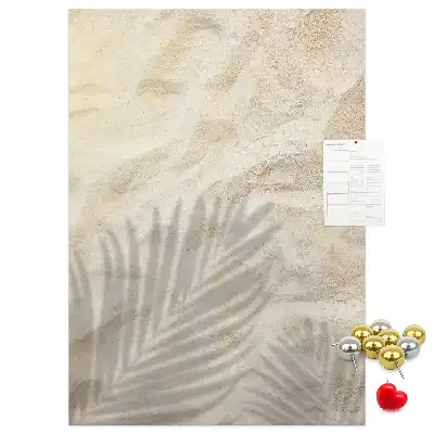 Panou de plută cu model nisip de plajă de vară