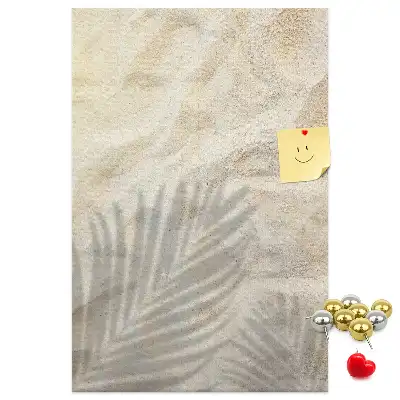 Panou de plută cu model nisip de plajă de vară