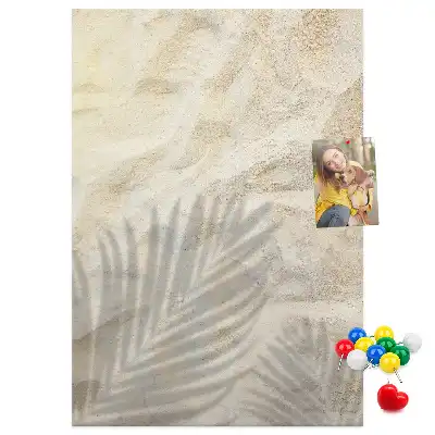 Panou de plută cu model nisip de plajă de vară