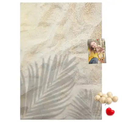 Panou de plută cu model nisip de plajă de vară