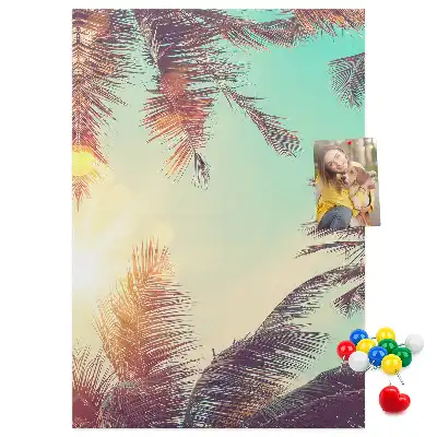 Panou de plută model Palmier exotic