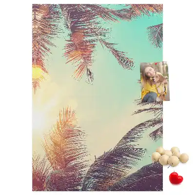 Panou de plută model Palmier exotic