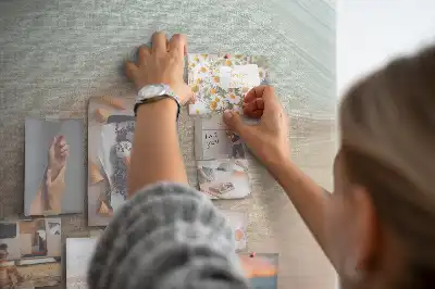 Panou de plută cu paletă de culori mixte