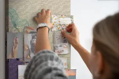 Panou de pluta Marmură strălucitoare cu sclipici