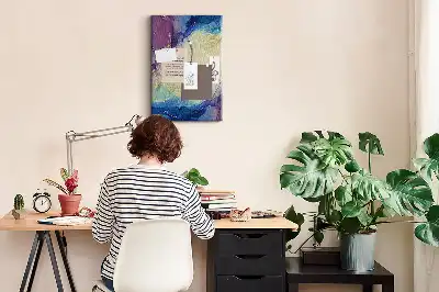 Panou din pluta Abstracție de cerneală