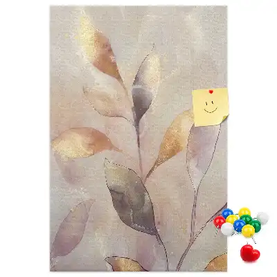 Panou din pluta Acuarelă de plante