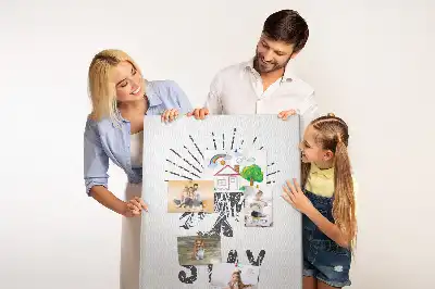 Panou de plută cu model montan Stay Wild