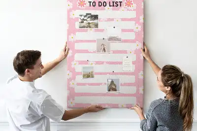 Panou din plută pentru listă de activități
