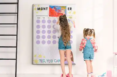 Panou de plută cu planificator lunar
