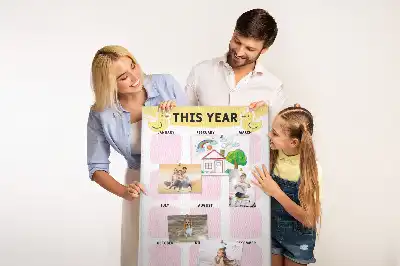 Panou din plută calendar anual