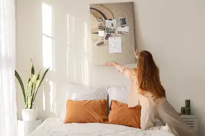 Panou de plută cu model Nisip de vacanță din călătorie