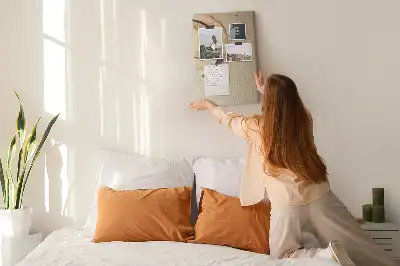Panou de plută cu model Nisip de vacanță din călătorie
