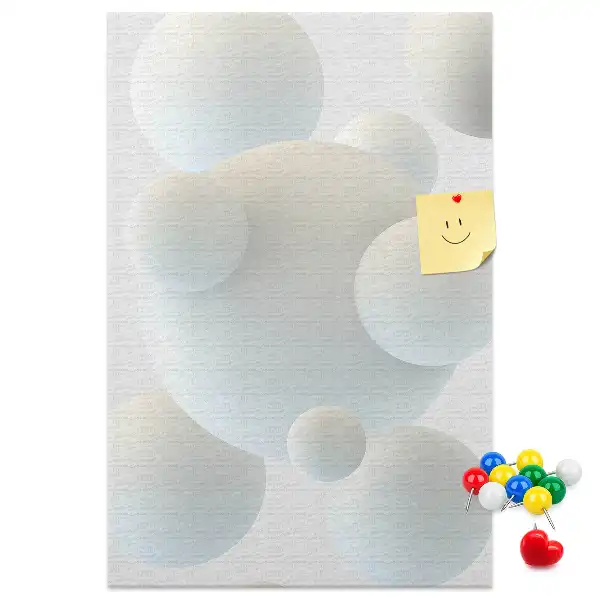 Panou din plută cu motiv abstract minge sportivă