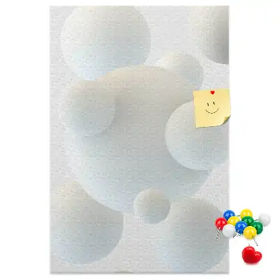 Panou din plută cu motiv abstract minge sportivă