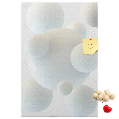 Panou din plută cu motiv abstract minge sportivă