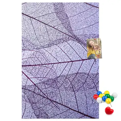 Panou de plută cu design structură frunze