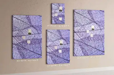 Panou de plută cu design structură frunze