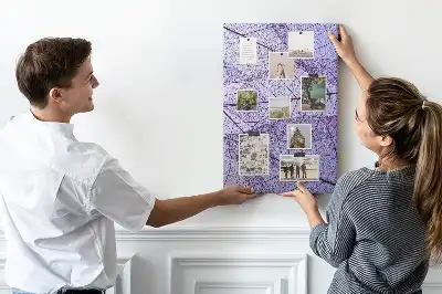 Panou de plută cu design structură frunze