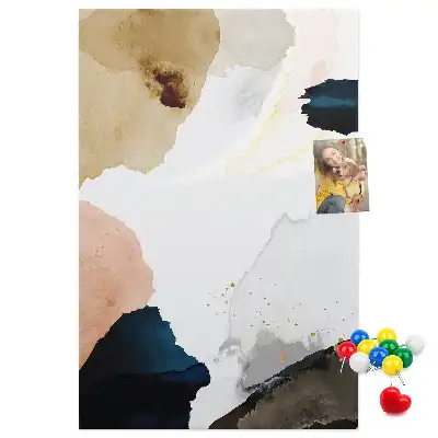 Panou de pluta Abstracție în acuarelă