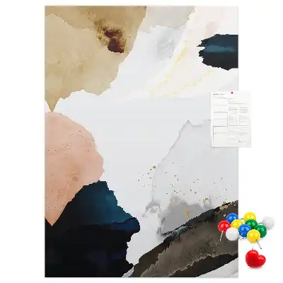 Panou de pluta Abstracție în acuarelă