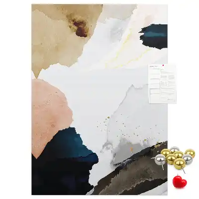 Panou de pluta Abstracție în acuarelă