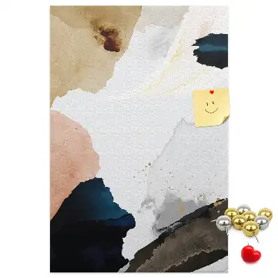 Panou de pluta Abstracție în acuarelă