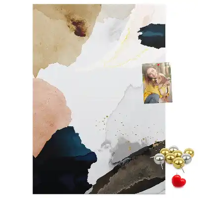 Panou de pluta Abstracție în acuarelă