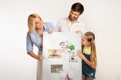 Panou de plută cu model elegant de marmură
