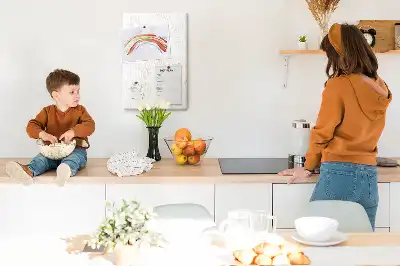Panou de plută cu model elegant de marmură