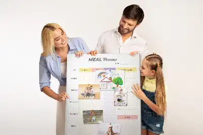 Panou de plută pentru planificator alimentar