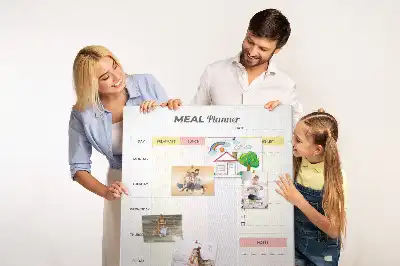 Panou de plută pentru planificator alimentar