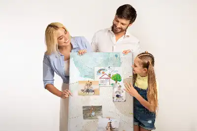 Panou de plută cu model pete pastelate