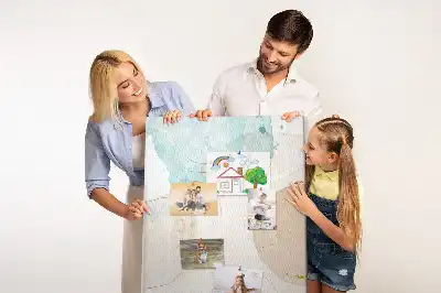 Panou de plută cu model pete pastelate