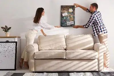 Panou de plută cu design artistic de marmură