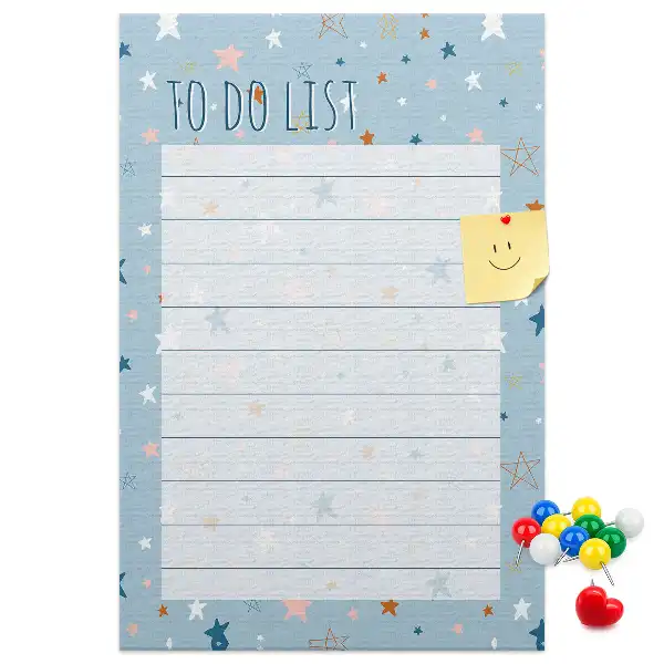 Panou de plută pentru lista de activități