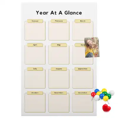Panou din plută tip calendar anual