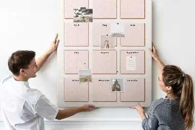 Panou din plută pentru calendarul zilelor de naștere