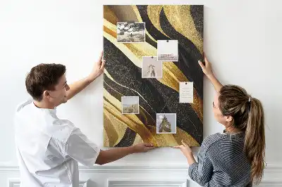 Panou de plută cu model linii abstracte