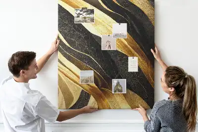 Panou de plută cu model linii abstracte