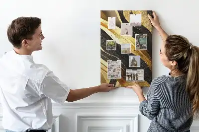 Panou de plută cu model linii abstracte