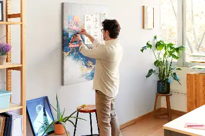 Panou de pluta Abstracție în marmură