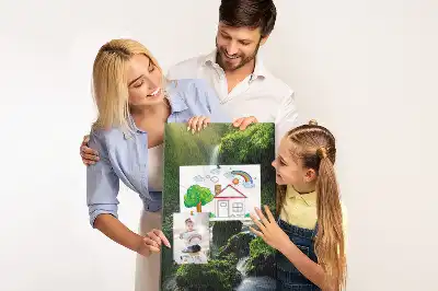 Panou din pluta Cascadă de stâncă