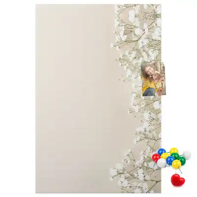 Panou de pluta Flori subtile
