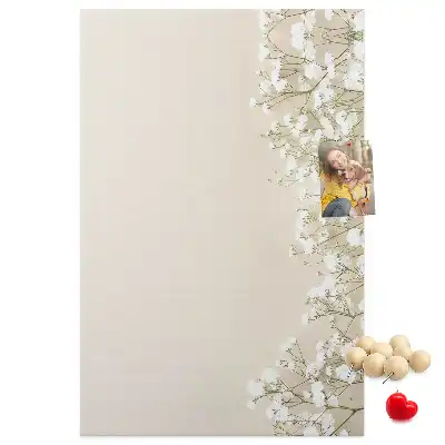Panou de pluta Flori subtile