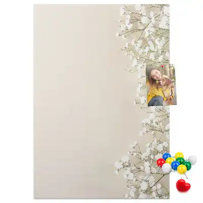 Panou de pluta Flori subtile
