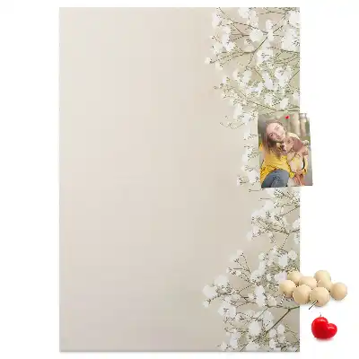 Panou de pluta Flori subtile