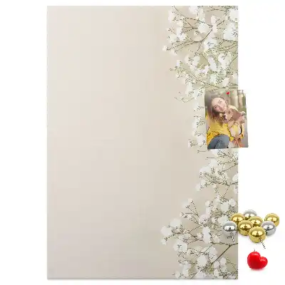 Panou de pluta Flori subtile