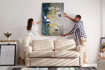 Panou din plută cu motiv decorativ