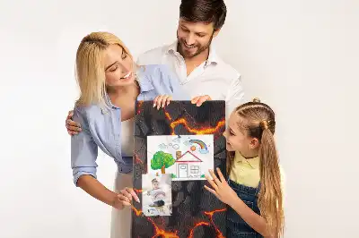 Panou de plută model Lavă de vulcan